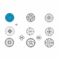 OEM 2001 Hyundai Elantra Wheel Assembly-Steel Diagram - 52910-2D000