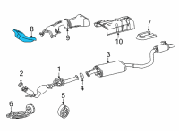 OEM Toyota Highlander Front Insulator Diagram - 58151-0E080