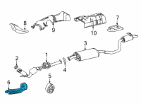 OEM Toyota Highlander Front Insulator Diagram - 17572-F0040