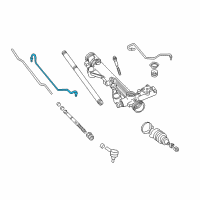 OEM 1998 Lincoln Continental Tube Diagram - F6OZ-3A717-AA