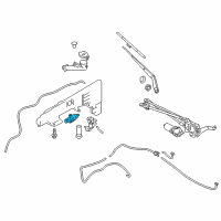 OEM 2019 Infiniti QX80 Pump Assembly Washer Diagram - 28621-1LA0B