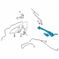 OEM 2020 Nissan Armada WIPER Assembly Windshield Diagram - 28800-1LA0A