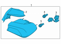 OEM 2022 Kia K5 Lamp Assembly-Rear Comb Diagram - 92401L3000