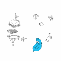 OEM 2010 Scion xB Air Inlet Diagram - 17752-28040