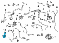 OEM 2022 Ford Mustang Mach-E PUMP ASY - WATER AUXILIARY Diagram - LJ9Z-8C590-A