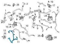 OEM 2021 Ford Mustang Mach-E HOSE ASY Diagram - LJ9Z-6A715-A