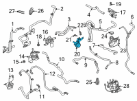 OEM 2021 Ford Mustang Mach-E PUMP ASY - WATER AUXILIARY Diagram - LJ9Z-8C590-B