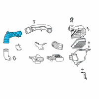 OEM Nissan Altima Pipe Assembly Air Diagram - 16576-6CB0C