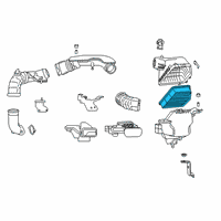 OEM 2022 Nissan Altima Engine Air Filter Diagram - 16546-6CB0A