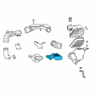 OEM 2022 Nissan Altima Duct Assembly Air Diagram - 16554-6CB0A