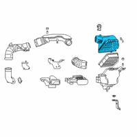 OEM 2019 Nissan Altima Air Cleaner Cover Diagram - 16526-6CB0A