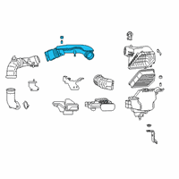 OEM 2020 Nissan Altima Pipe Assembly Air Diagram - 16576-6CB0B