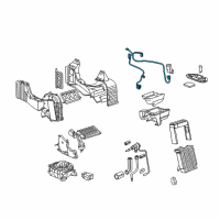 OEM 2006 GMC Envoy XL Harness Asm, A/C Control Wiring Diagram - 88892995