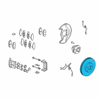 OEM 2013 Acura MDX Disk, Front (17") Diagram - 45251-STX-H01