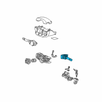 OEM 2005 Honda Civic Switch Assembly, Wiper Diagram - 35256-S5A-A51