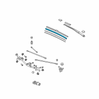 OEM Acura Rubber, Blade (650MM) Diagram - 76622-STK-A02