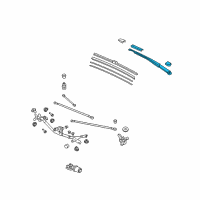 OEM Honda Arm, Windshield Wiper (Driver Side) Diagram - 76600-SNA-A01