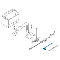 OEM 2002 BMW Z8 Negative Battery Cable Diagram - 61-12-6-902-418