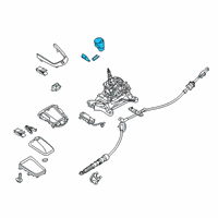 OEM Toyota Yaris Shift Knob Diagram - 33504-WB006