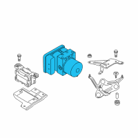 OEM BMW 335xi Dsc Hydraulic Unit Diagram - 34-51-6-795-394