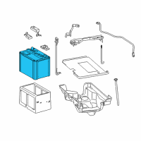 OEM 2012 Lexus IS350 INTERST. GR24 Battery Diagram - 00544-MF240-575