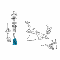 OEM 2005 Scion xB Coil Spring Diagram - 48131-52550