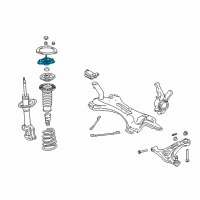 OEM Scion xB Upper Mount Diagram - 48609-52031