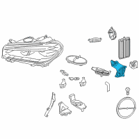 OEM 2015 BMW X5 Led Module, Direction Indicator, Left Diagram - 63-11-7-381-455