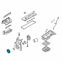 OEM 1998 Nissan Altima Pulley-Crankshaft Diagram - 12303-0Z800