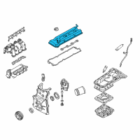 OEM 1999 Nissan Altima Cover Assy-Valve Rocker Diagram - 13264-5B601