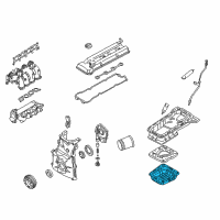 OEM 2000 Nissan Altima Pan Assy-Oil Diagram - 11110-5B600