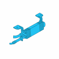 OEM 2004 Ford Focus Transmission Cooler Diagram - XS4Z-7A095-BA