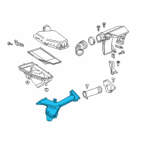 OEM Buick Air Inlet Duct Diagram - 84027081