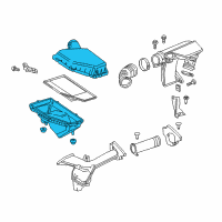 OEM 2019 Buick LaCrosse Air Cleaner Body Diagram - 23430318