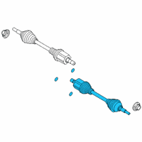 OEM 2021 Ford Explorer Axle Assembly Diagram - L1MZ-3A427-C