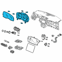 OEM Acura Meter Assembly, Combination (Rewritable) Diagram - 78100-TY3-A01