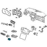 OEM 2020 Acura TLX Switch Assembly, Heated Seat Diagram - 35600-TY2-A01