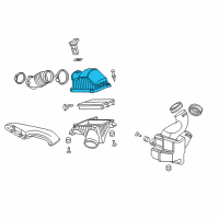 OEM 2015 Honda Pilot Cover, Air Cleaner Diagram - 17211-RN0-A00