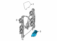 OEM 2021 BMW M440i xDrive DRIVE, WINDOW LIFTER, REAR R Diagram - 61-35-9-854-232