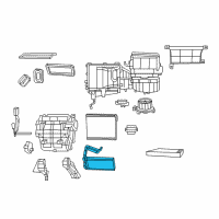 OEM Jeep Core-Heater Diagram - 68000469AC