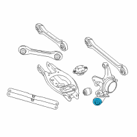 OEM BMW 325xi Rubber Mounting Diagram - 33-32-6-763-092