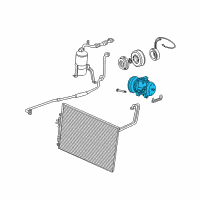 OEM 2001 Jeep Grand Cherokee COMPRES0R-Air Conditioning Diagram - 55116144AE