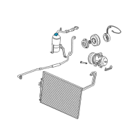 OEM Jeep DRIER-Suction Line Diagram - 55115910AC