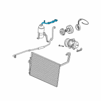 OEM 2001 Jeep Grand Cherokee Line-Air Conditioning Suction Diagram - 55116501AB