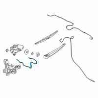 OEM 2021 Ford Transit Connect Front Hose Diagram - DT1Z-17A605-M