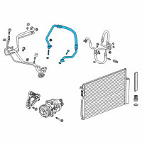 OEM 2018 Chevrolet Trax Suction Hose Diagram - 95376420