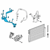 OEM 2018 Buick Encore Evaporator Tube Diagram - 95352965