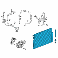 OEM Chevrolet Trax Condenser Diagram - 95321793