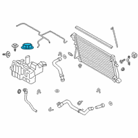 OEM 2017 Ford F-350 Super Duty Reservoir Cap Diagram - HC3Z-8100-B