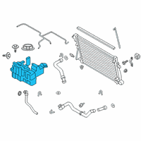 OEM Ford F-350 Super Duty Expansion Tank Diagram - LC3Z-8A080-A